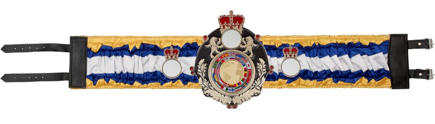 QUEENSBURY WORLD FLAGS SILK CHAMPIONSHIP BELT - QUEEN/B/FLAG/SILK - AVAILABLE IN 6 COLOURS